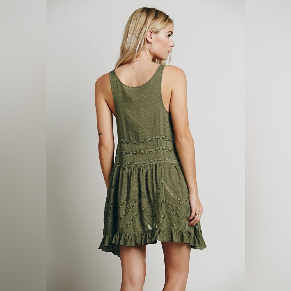 Free People Voile and Lace Trapeze Slip - Picture 2 of 6